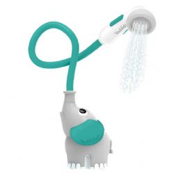 YOODKIDOO - DOUCHE ÉLÉPHANT POUR BÉBÉ - GRIS & VERT FORÊT